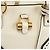 Yves Saint Laurent 156464 Borsa Tote Muse in pelle avorio - vista 6
