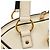 Yves Saint Laurent 156464 Borsa Tote Muse in pelle avorio - vista 9