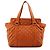Marc Jacobs mala tote em pele acolchoada com relevo de cobra tan - vista 3