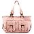 Mulberry Borsa Tote in pelle rosa chiaro con tasche cargo