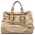 Marc by Marc Jacobs Borsa 2-Way in pelle grigia con logo impresso