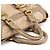 Marc by Marc Jacobs Borsa 2-Way in pelle grigia con logo impresso - vista 11