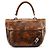 Chloé Borsa a mano in pelle lavata marrone - vista 3