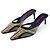 Miu Miu Mules a punta in pelle di serpente verde 1999 EU 37