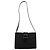 Prada Borsa a tracolla con fibbia in nylon Tessuto Vitello nera