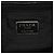 Prada Borsa a tracolla con fibbia in nylon Tessuto Vitello nera - vista 10