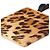 Loewe Mini borsa tote in pony hair con stampa leopardata marrone e nera - vista 5
