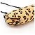 Marc Jacobs Borsa a tracolla in velluto a coste beige con stampa leopardata - vista 7