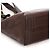 Coach Borsa Tote 4133 in pelle marrone con cintura - vista 8