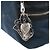 Chloé Borsa Tote in Tela Navy con Logo Argento - vista 8