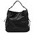 Marc by Marc Jacobs Borsa a tracolla hobo in pelle nera con chiusura turnlock - vista 3