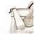 Chloé Borsa Edith in pelle embossed croc Ivory - vista 7