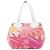 Emilio Pucci Farbenfroher abstrakter Canvas-Tote-Bag in Rosa