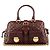 Marc Jacobs  mala Tote Venetia em pele acolchoada borgonha