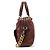 Marc Jacobs  mala Tote Venetia em pele acolchoada borgonha - vista 2