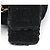 Dolce & Gabbana Borsa Boston in pelle e pizzo nero - vista 9