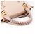 Chloé Borsa Marcie 2-Way in pelle beige - vista 12