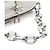 Chloé Borsa a tracolla Betty Chain in pelle bianca - vista 15
