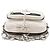 Chloé Borsa a tracolla Betty Chain in pelle bianca - vista 4
