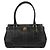 Coach F11547 Schwarze Leder-Tote-Bag mit Turnlock-Verschluss