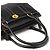 Coach F11547 Schwarze Leder-Tote-Bag mit Turnlock-Verschluss - Ansicht 10