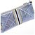 Prada Spring 2000 Metallic Blue gesteppte Mini-Tasche - Ansicht 10