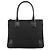Gucci Borsa Tote 000 0855 in pelle e tela GG nera