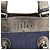 Chloé Borsa Tote in denim blu navy e pelle argentata con logo - vista 6
