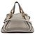 Chloé Borsa 2-Way Paraty in pelle grigia