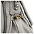 Chloé Borsa 2-Way Paraty in pelle grigia - vista 7