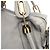 Chloé Borsa 2-Way Paraty in pelle grigia - vista 8