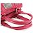 Marc by Marc Jacobs Borsa 2-Way in pelle rosa a più tasche - vista 9