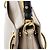 Chloé Borsa Roy 2-Way in pelle e camoscio grigia - vista 9