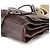 Dolce & Gabbana Borsa a tracolla con anello in pelle marrone - vista 8