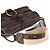 Dolce & Gabbana Borsa a tracolla con anello in pelle marrone - vista 9