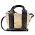 Chloé Borsa Cesto 2-Way in Raffia Beige e Nero