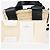 Chloé Borsa Cesto 2-Way in Raffia Beige e Nero - vista 13