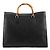 Gucci Borsa Tote Diana Bamboo in pelle nera - vista 3