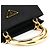 Prada Borsa Tote B2514 Black Gold Tessuto Metallo - vista 10