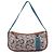 Céline Mini borsa hobo in tela rivestita beige e blu