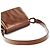 Prada Borsa a spalla B6525 in pelle vernice Spazzolato marrone - vista 11