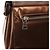 Prada Borsa a spalla B6525 in pelle vernice Spazzolato marrone - vista 8
