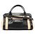 Chloé Borsa Tote 2-Way in pelle di vitello Beige Black