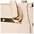 Chloé Borsa Tote 2-Way in pelle di vitello beige - vista 7