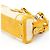 Céline Borsa Tote beige gialla effetto croc embossed - vista 10