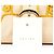 Céline Borsa Tote beige gialla effetto croc embossed - vista 14