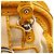 Céline Borsa Tote beige gialla effetto croc embossed - vista 7