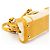 Céline Borsa Tote beige gialla effetto croc embossed - vista 9