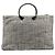 Miu Miu Borsa Tote in Tweed Olografico Grigio - vista 3