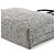 Miu Miu Borsa Tote in Tweed Olografico Grigio - vista 9